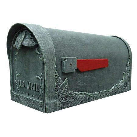 SPECIAL LITE PRODUCTS Floral Curbside Mailbox - Verde Green SCF-1003-VG